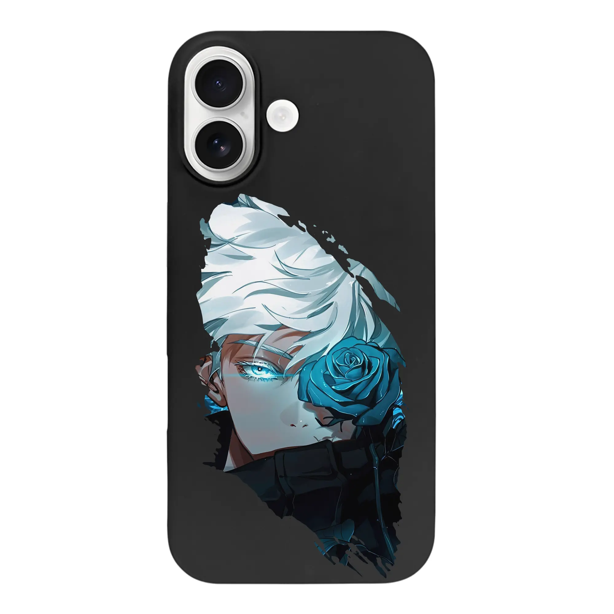 呪術廻戦 グッズ,五条 悟 - iPhone 17 シリーズ シリコンケース 薄型 耐衝撃 指紋防止 ソフトタッチカバー 精密フィット 傷防止 保護ケース iPhone 17/17 Air/17 Pro/17 Pro Max 対応